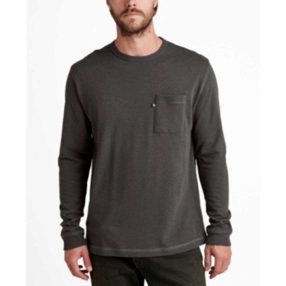 Junk Food Vintage Black Long Sleeve Logo Pocket T-Shirt
